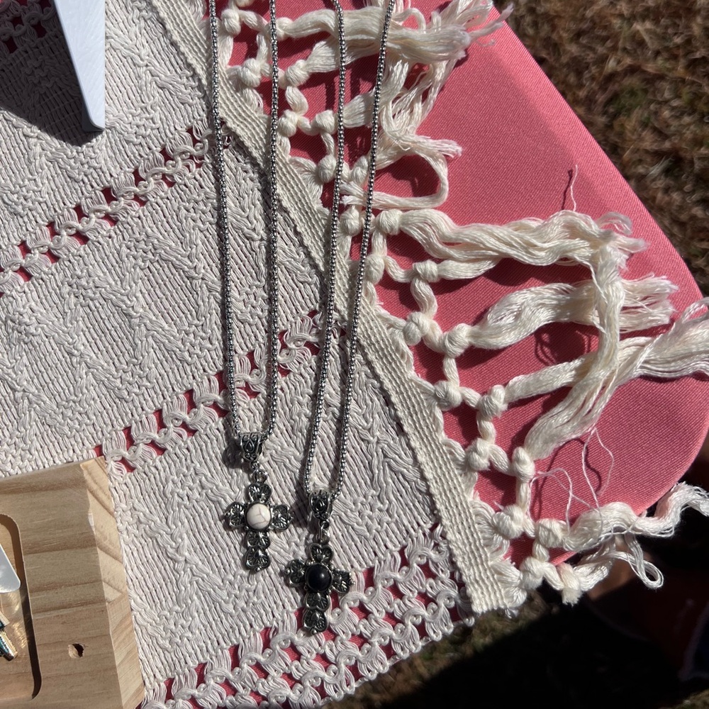 Vintage Inspired Cross Necklace